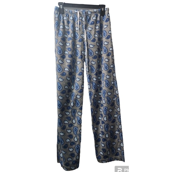 Paisley Lounge Pants Comfy Pajama Bottoms Casual Sleepwear - Picture 1 of 5